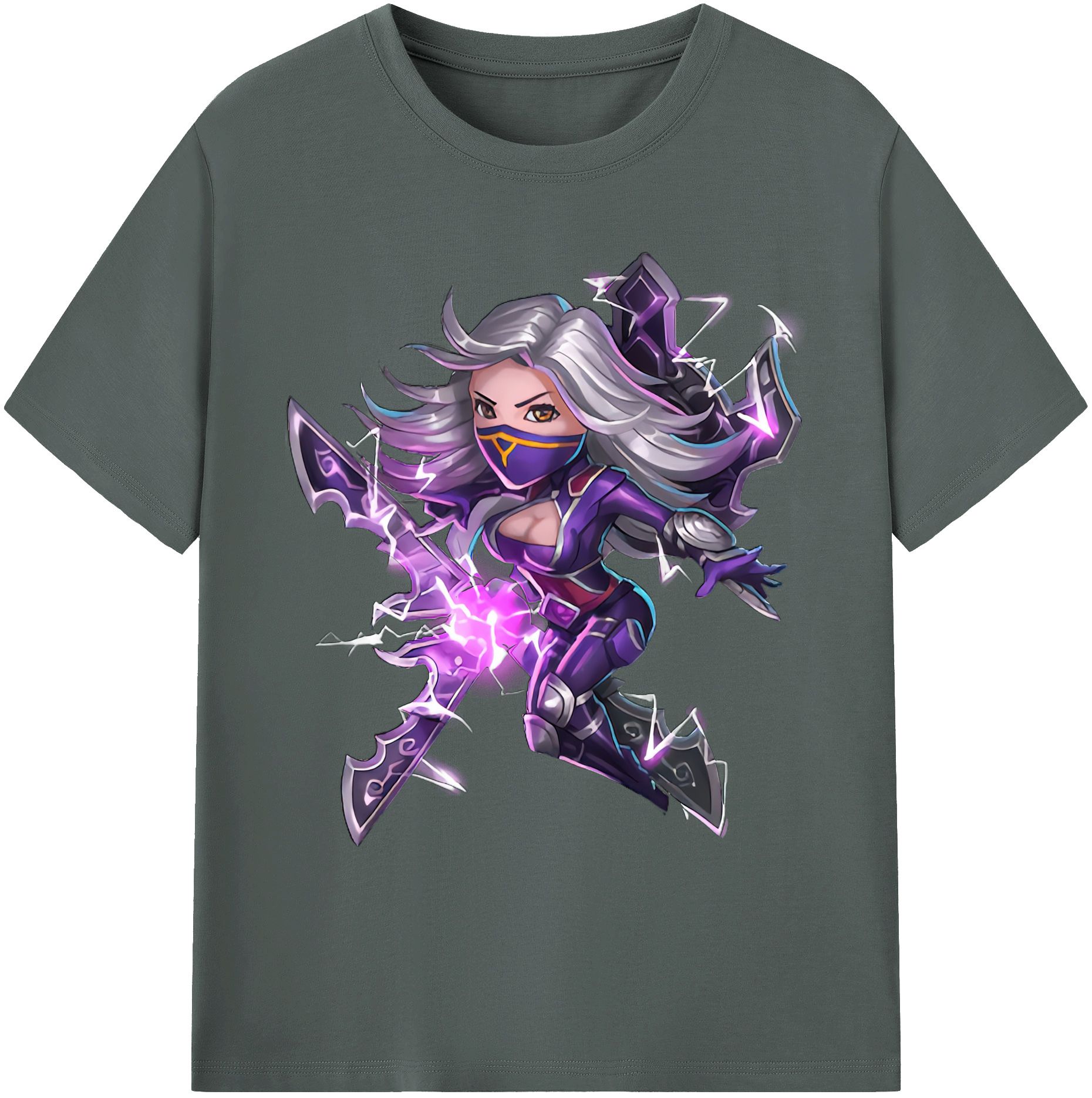 リーグ・オブ・レジェンド League of Legends LOL 綿100％ メンズ半袖Tシャツ｜肌触りやわらか＆通気性